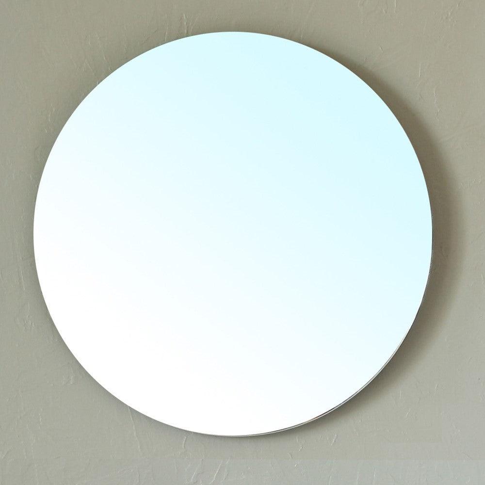 Bellaterra 22'' Round Frameless Mirror 203116-MIRROR, Front
