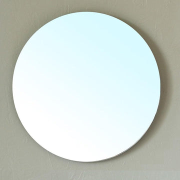 Bellaterra 22'' Round Frameless Mirror 203116-MIRROR, Front