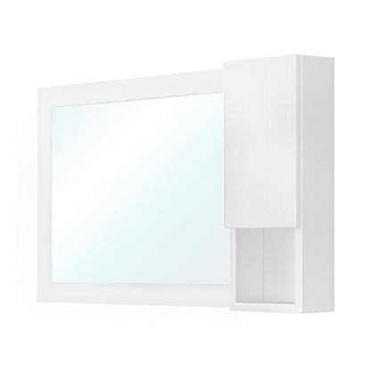 Bellaterra 40 in Mirror Cabinet - White Finish - Right Opening 203129-MC-WHR, Sideview