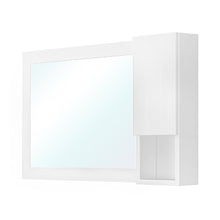 Load image into Gallery viewer, Bellaterra 40 in Mirror Cabinet - White Finish - Right Opening 203129-MC-WHR, Sideview