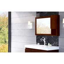 Load image into Gallery viewer, Bellaterra 40 in Mirror Cabinet - Walnut Finish - Right Opening 203129-MC-WR, Sideview