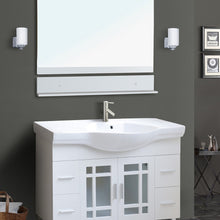 Load image into Gallery viewer, Bellaterra 48 in Single Sink Vanity-Wood 203138-DG-WH, White, Front