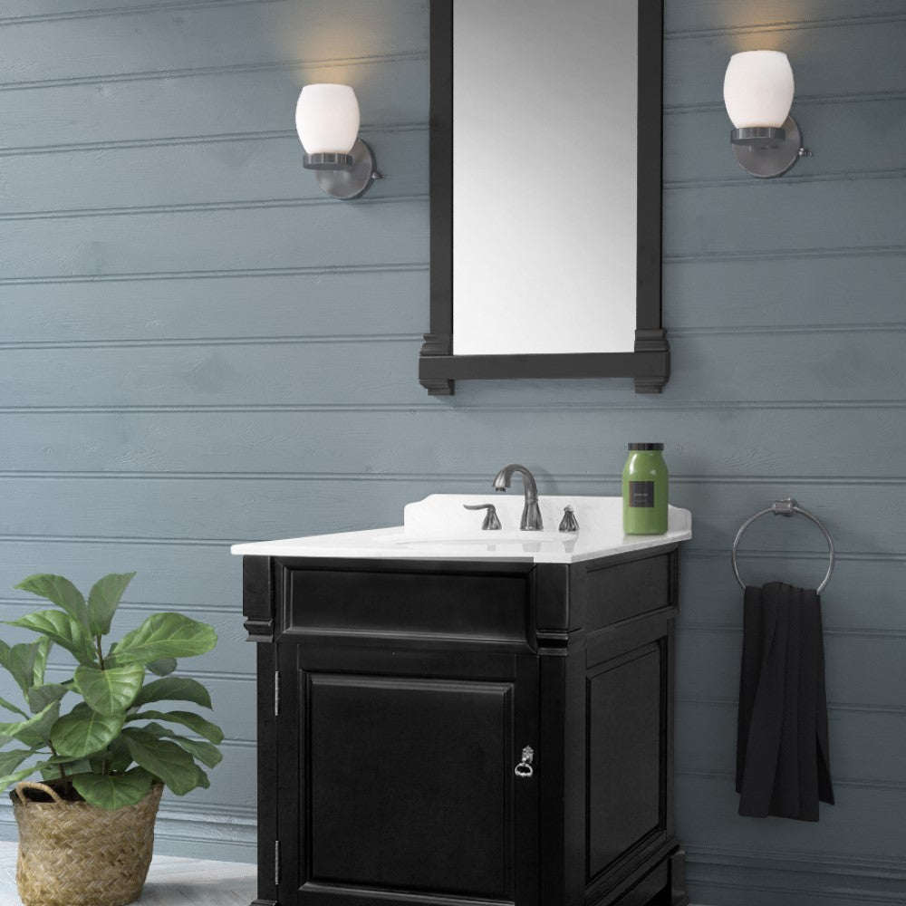 Bellaterra Freestanding 30” Single Sink Wood Vanity, Top 205030-CR-ES-WH