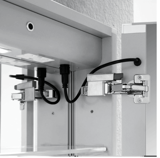 Blossom Pillar LED Medicine Cabinet w/ Defogger 3 Sizes Available