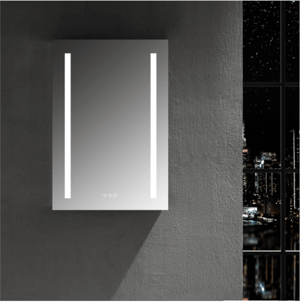 Blossom Pillar LED Medicine Cabinet w/ Defogger 3 Sizes Available