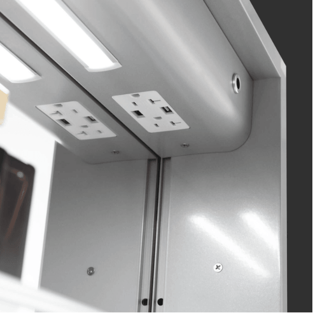 Blossom Pillar LED Medicine Cabinet w/ Defogger 3 Sizes Available