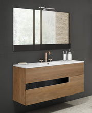 Load image into Gallery viewer, Lucena Bath Vision 48&quot; Contemporary Wood single sink Vanity in White &amp; White handle / Abedul &amp; Tortora / Canela &amp; Black / White &amp; Black / White &amp; Grey / Grey &amp; White - The Bath Vanities
