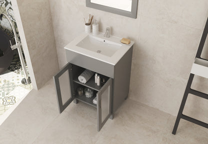 Laviva Nova 24" Bathroom Vanity Set in Brown, Espresso, Grey or White