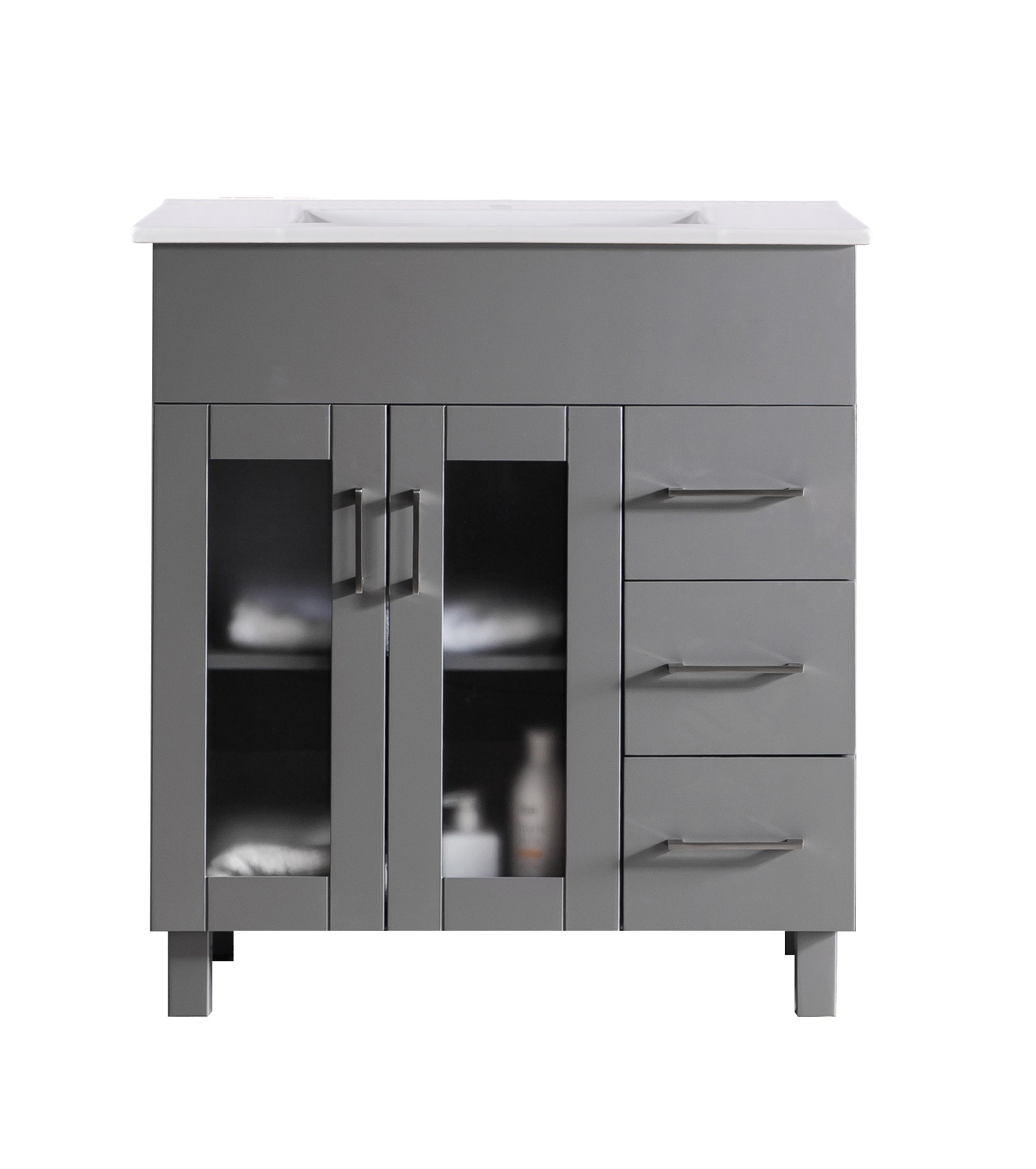 Nova 32" Bathroom Vanity Set in Grey