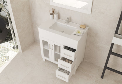 Laviva Nova 32" Bathroom Vanity Set in Brown, Espresso, Grey or White