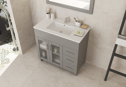 Laviva Nova 36" Bathroom Vanity Set in Brown, Espresso, Grey or White