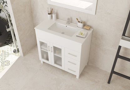 Laviva Nova 36" Bathroom Vanity Set in Brown, Espresso, Grey or White