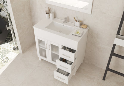 Laviva Nova 36" Bathroom Vanity Set in Brown, Espresso, Grey or White