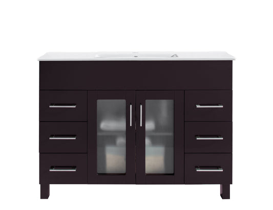 Laviva Nova 48" Bathroom Vanity Set in Brown