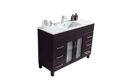 Laviva Nova 48" Bathroom Vanity Set in Brown, Espresso, Grey or White