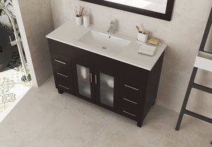 Laviva Nova 48" Bathroom Vanity Set in Brown, Espresso, Grey or White