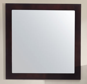 Nova 28" 31321529-MR-B Framed Square Brown Mirror 1