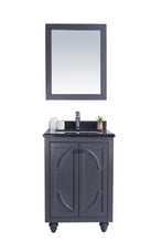 Load image into Gallery viewer, Laviva Odyssey 24&quot; Maple Grey Bathroom Vanity Set Black Wood Marble Top