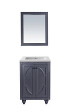 Load image into Gallery viewer, Laviva Odyssey 24&quot; Maple Grey Bathroom Vanity Set Matte White Top