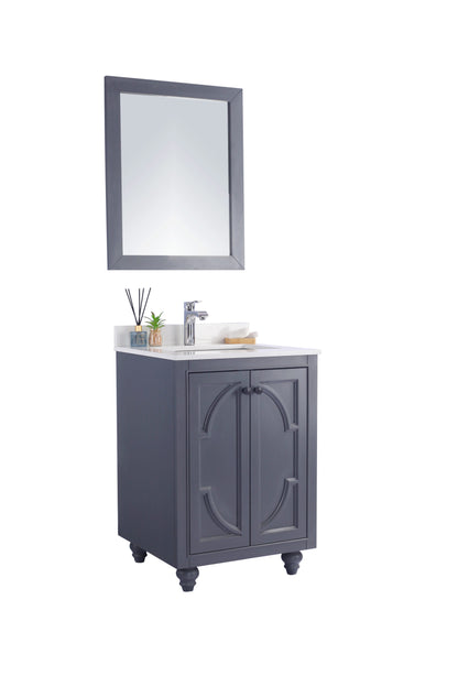 Laviva Odyssey 24" Maple Grey Bathroom Vanity Set