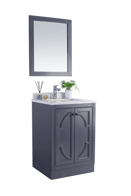 Laviva Odyssey 24" Maple Grey Bathroom Vanity Set