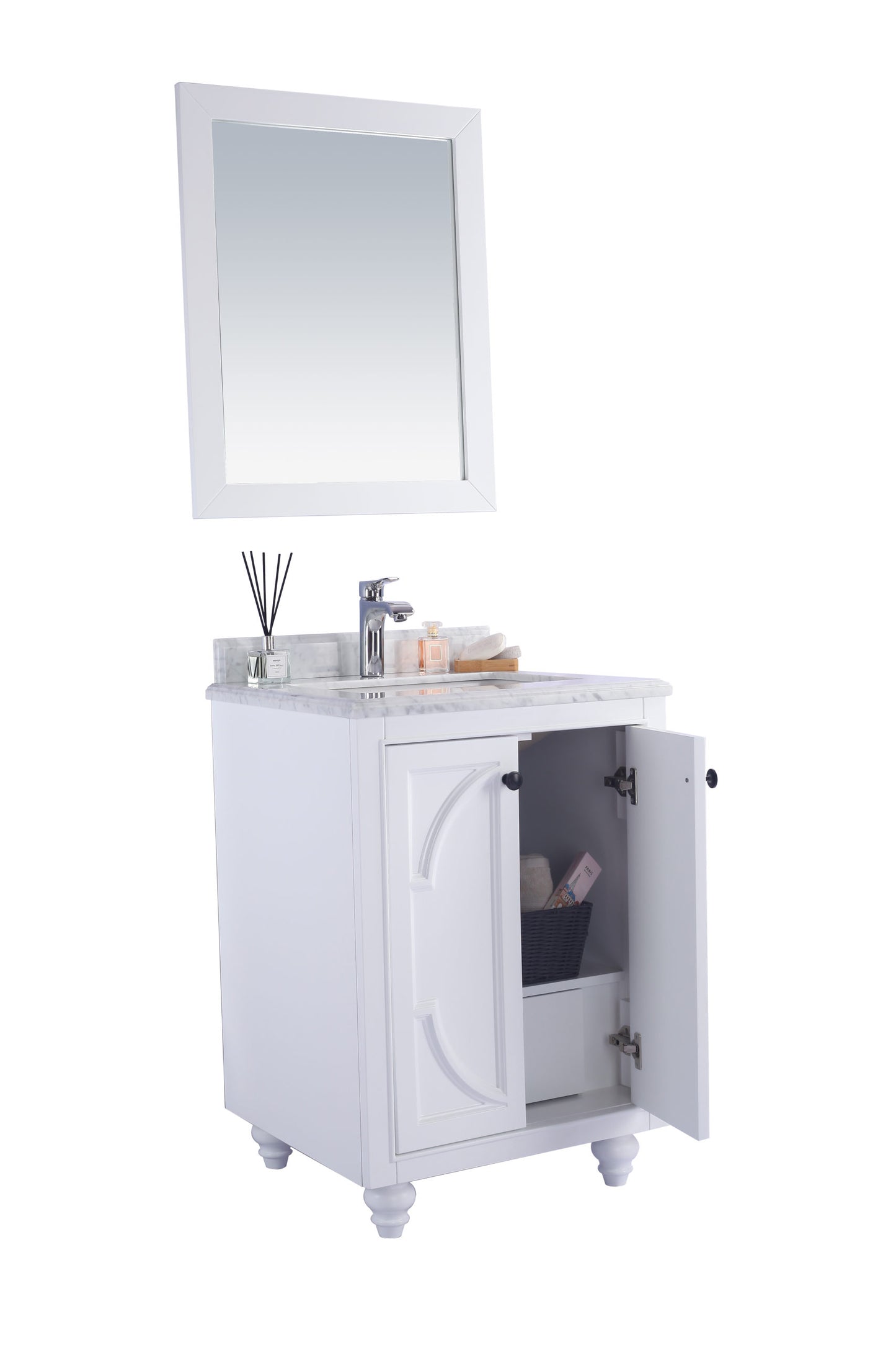 Laviva Odyssey 24" White Bathroom Vanity Set