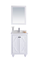 Load image into Gallery viewer, Laviva Odyssey 24&quot; Whitw Bathroom Vanity Set, White Quartz  Top