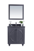 Load image into Gallery viewer, Laviva Odyssey 30&quot; Maple Grey Bathroom Vanity Set Black Wood Marble Top