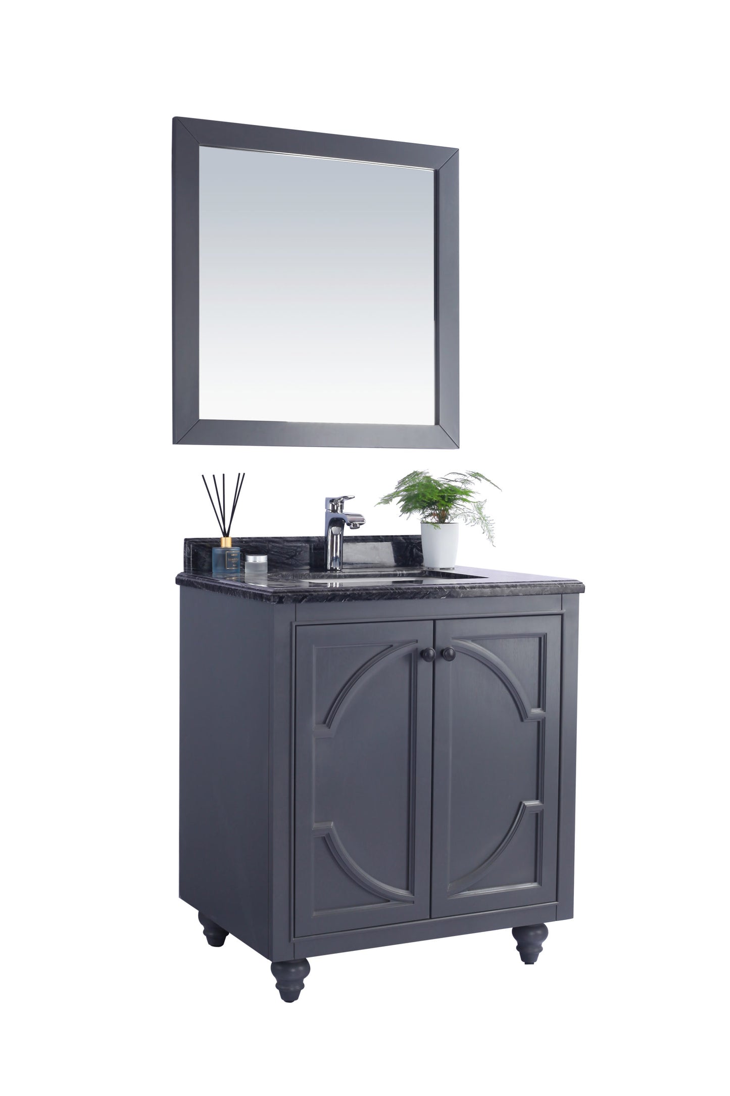 Laviva Odyssey 30" Maple Grey Bathroom Vanity Set