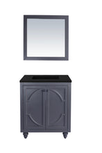 Load image into Gallery viewer, Laviva Odyssey 30&quot; Maple Grey Bathroom Vanity Set Matte Black Top
