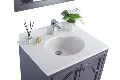 Laviva Odyssey 30" Maple Grey Bathroom Vanity Set