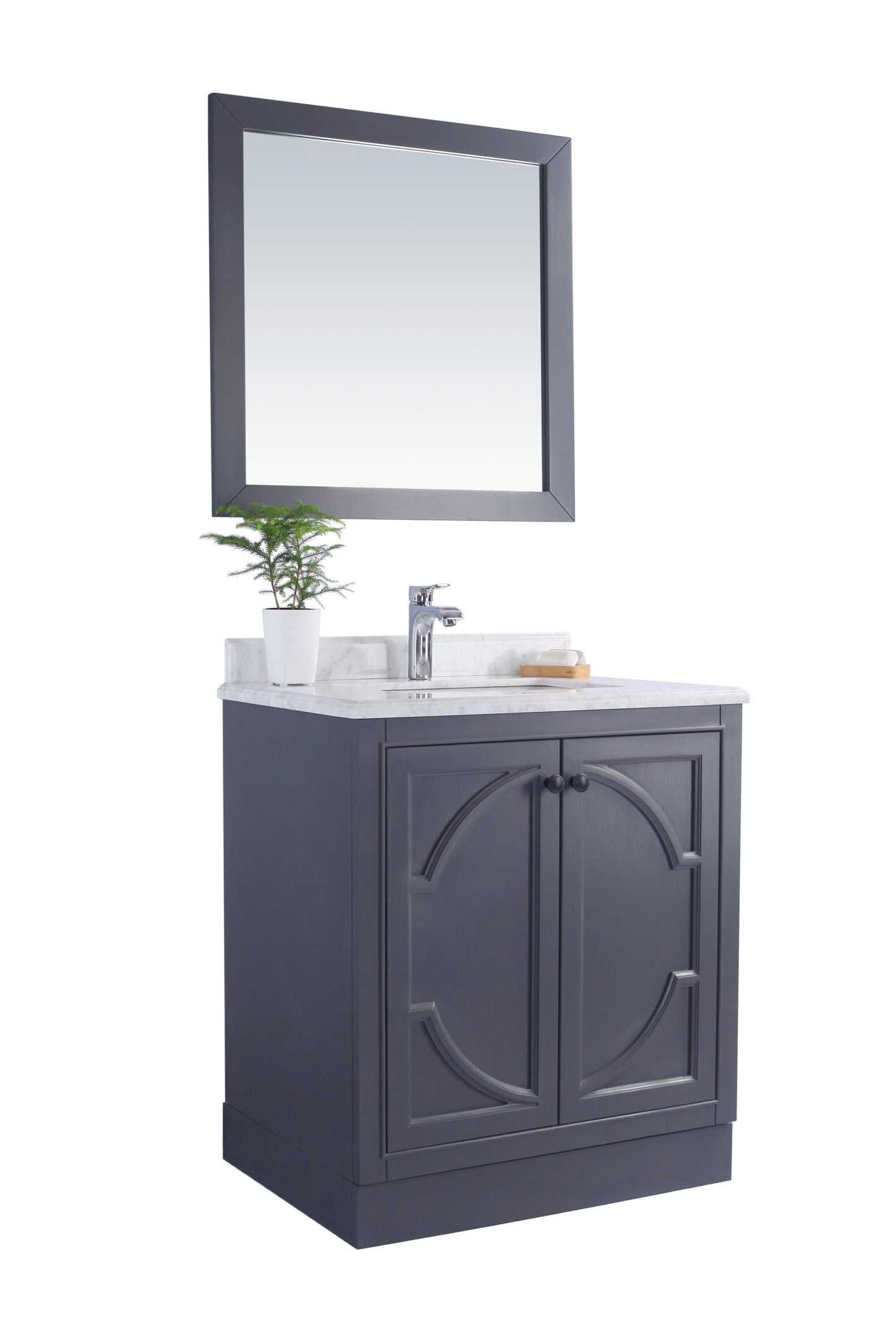 Laviva Odyssey 30" Maple Grey Bathroom Vanity Set