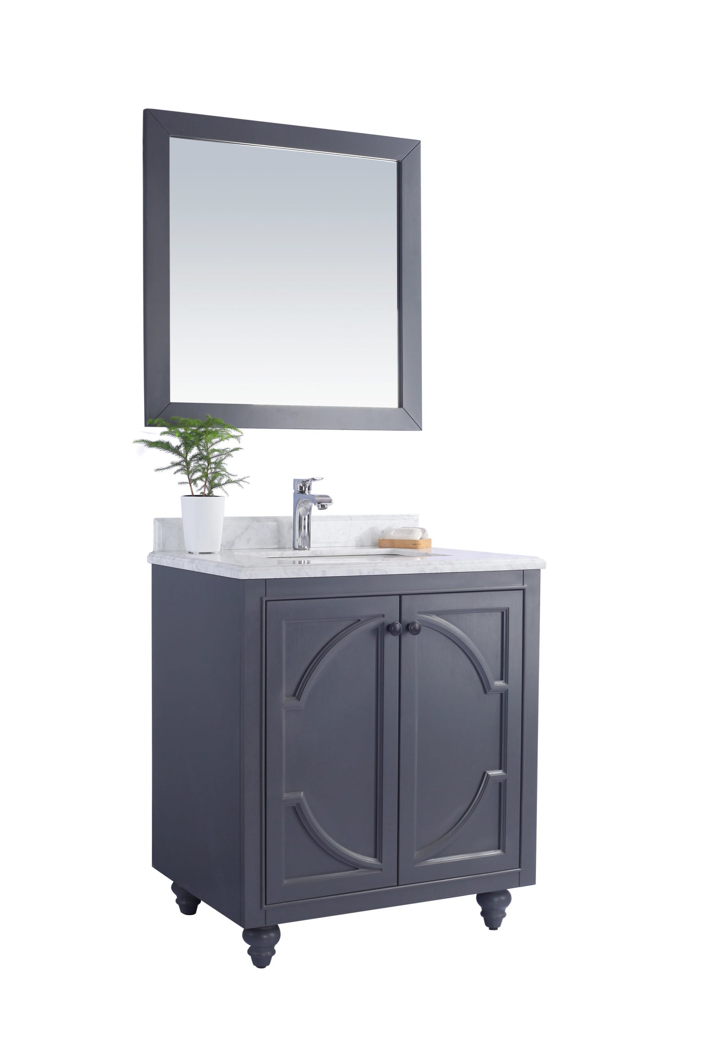 Laviva Odyssey 30" Maple Grey Bathroom Vanity Set