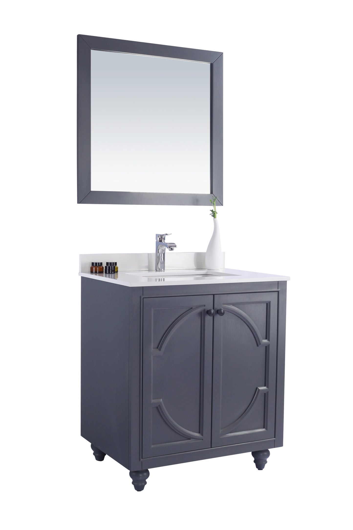 Laviva Odyssey 30" Maple Grey Bathroom Vanity Set