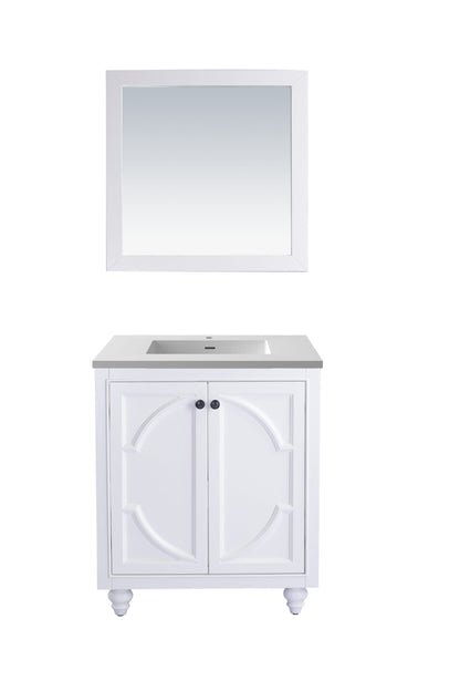 Laviva Odyssey 30" White Bathroom Vanity Set Matte WhiteTop