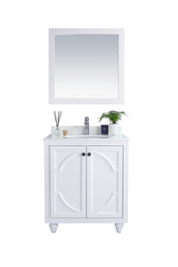 Laviva Odyssey 30" White Bathroom Vanity Set Pure White  Top