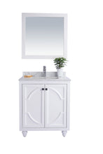Load image into Gallery viewer, Laviva Odyssey 30&quot; White Bathroom Vanity Set White Carrara Marble  Top