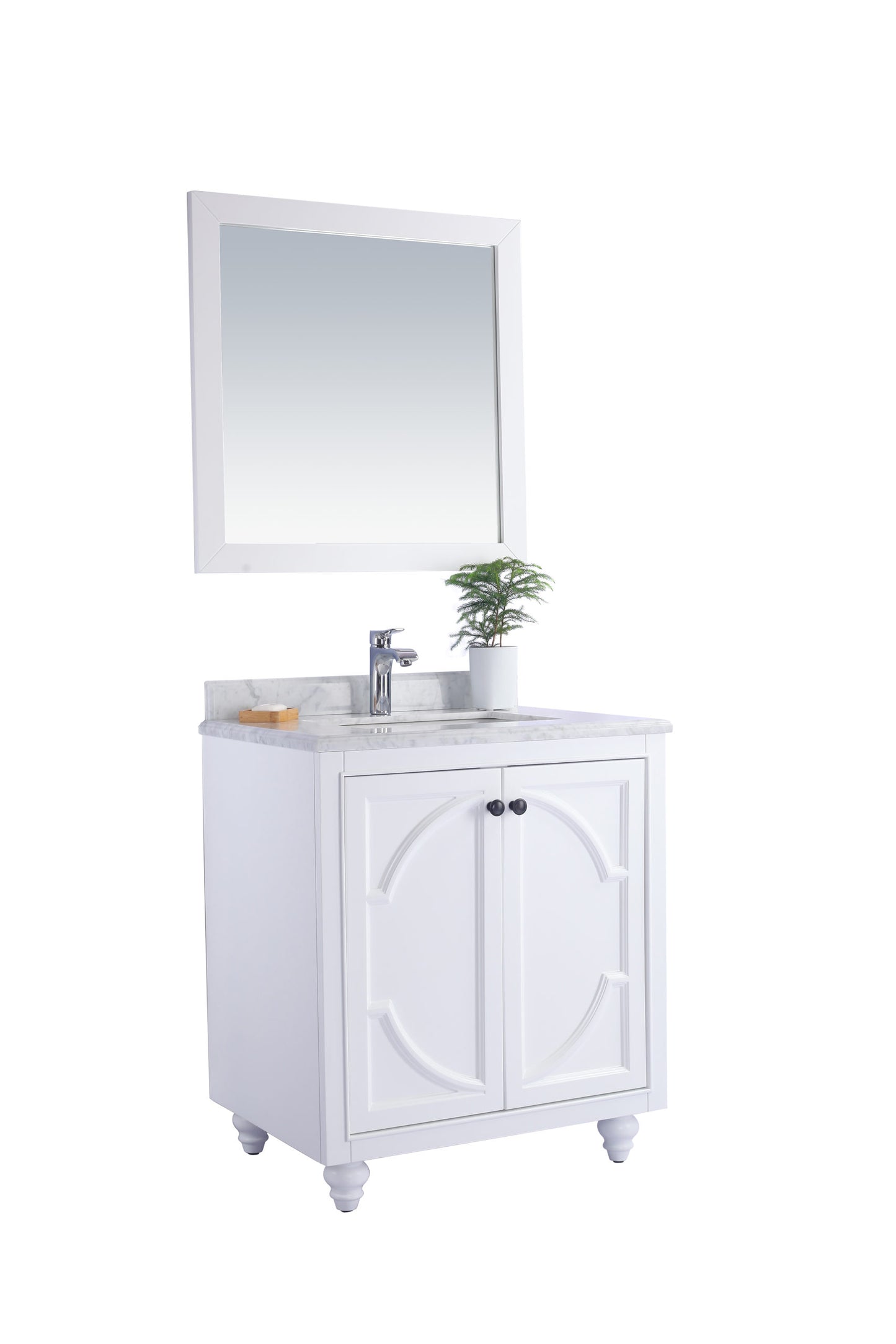 Laviva Odyssey 30" White Bathroom Vanity Set