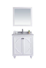 Load image into Gallery viewer, Laviva Odyssey 30&quot; White Bathroom Vanity Set White Stripes Marble  Top