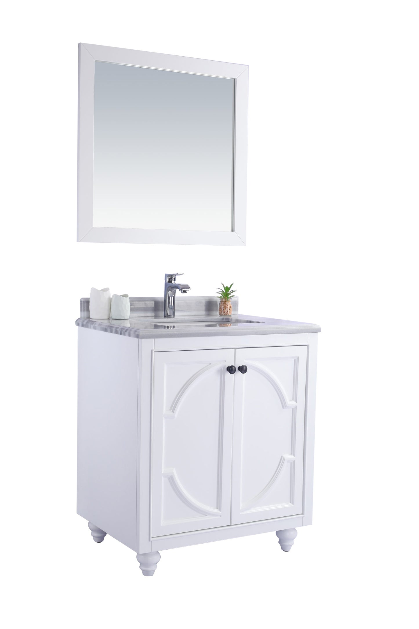 Laviva Odyssey 30" White Bathroom Vanity Set