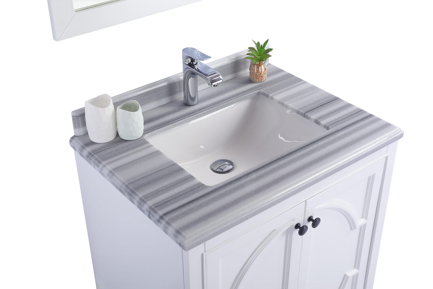 Laviva Odyssey 30" White Bathroom Vanity Set