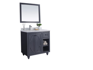 Laviva Odyssey 36" Maple Grey Bathroom Vanity Set