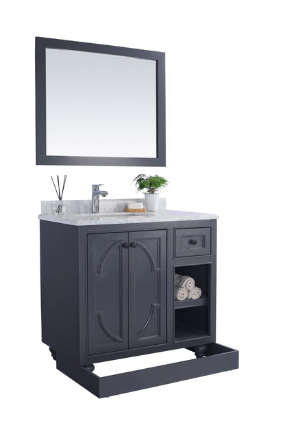 Laviva Odyssey 36" Maple Grey Bathroom Vanity Set