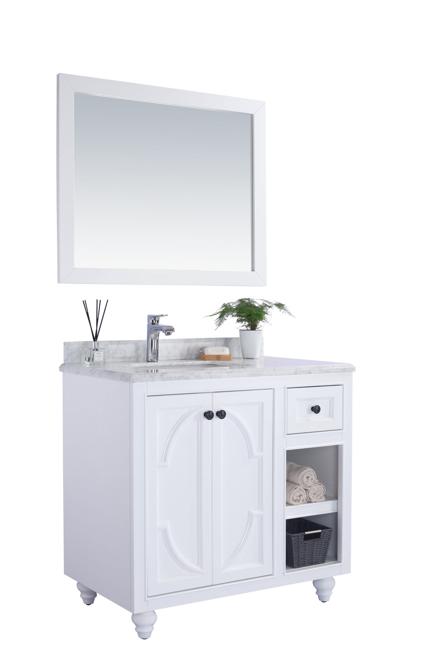 Laviva Odyssey 36" White Bathroom Vanity Set