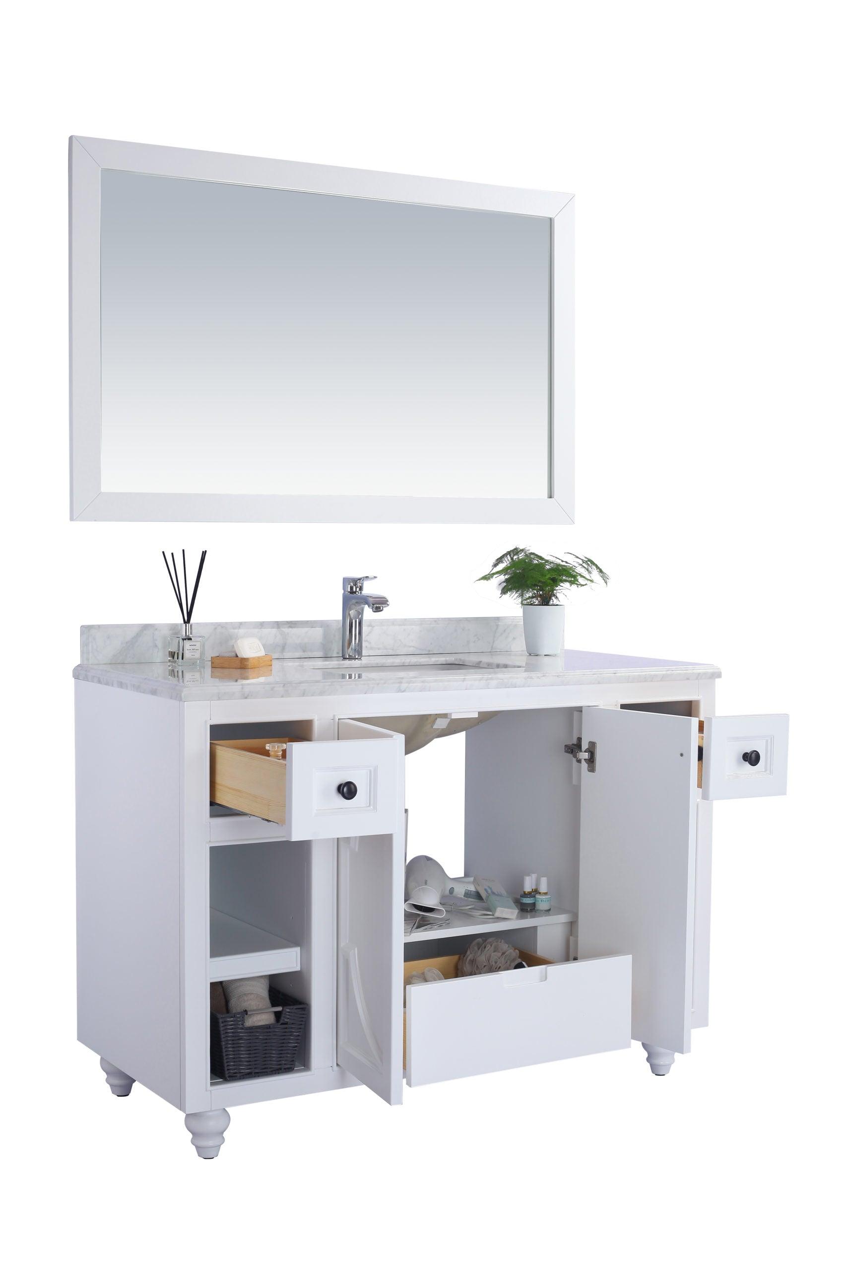 Laviva Odyssey 48" White Bathroom Vanity Set