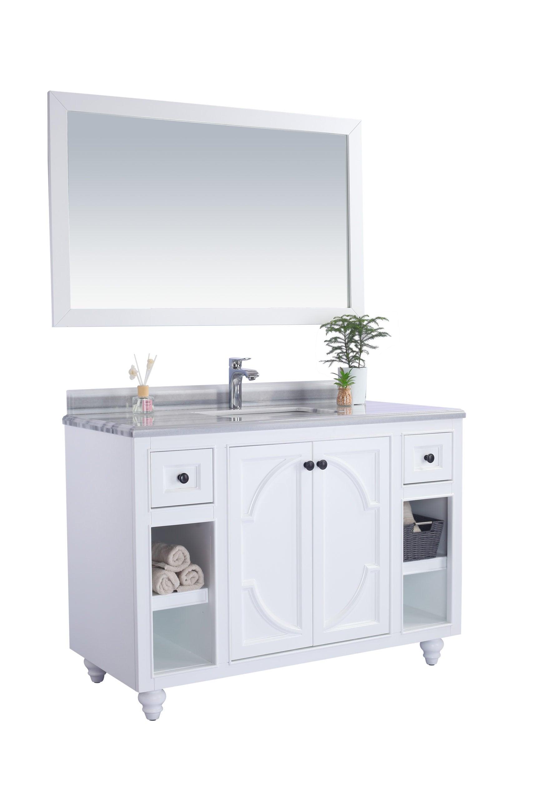 Laviva Odyssey 48" White Bathroom Vanity Set