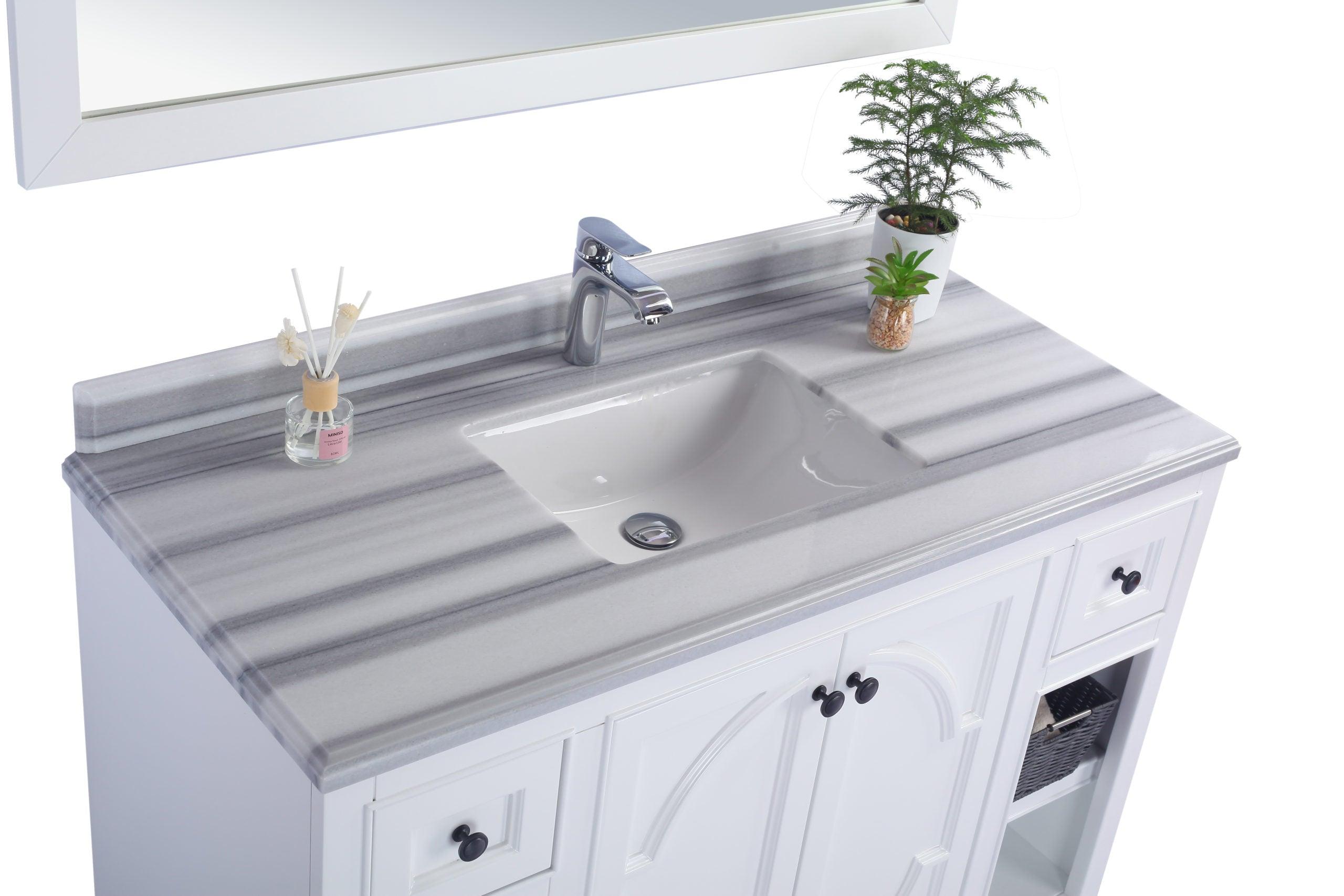 Laviva Odyssey 48" White Bathroom Vanity Set