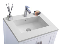 Load image into Gallery viewer, Wilson White Bath Vanity Matte White 313ANG-24W-MW 24&quot; up