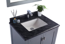 Load image into Gallery viewer, Wilson 313ANG-30G-BW Grey Bath Vanity, Black Marble Top, 30&quot; up
