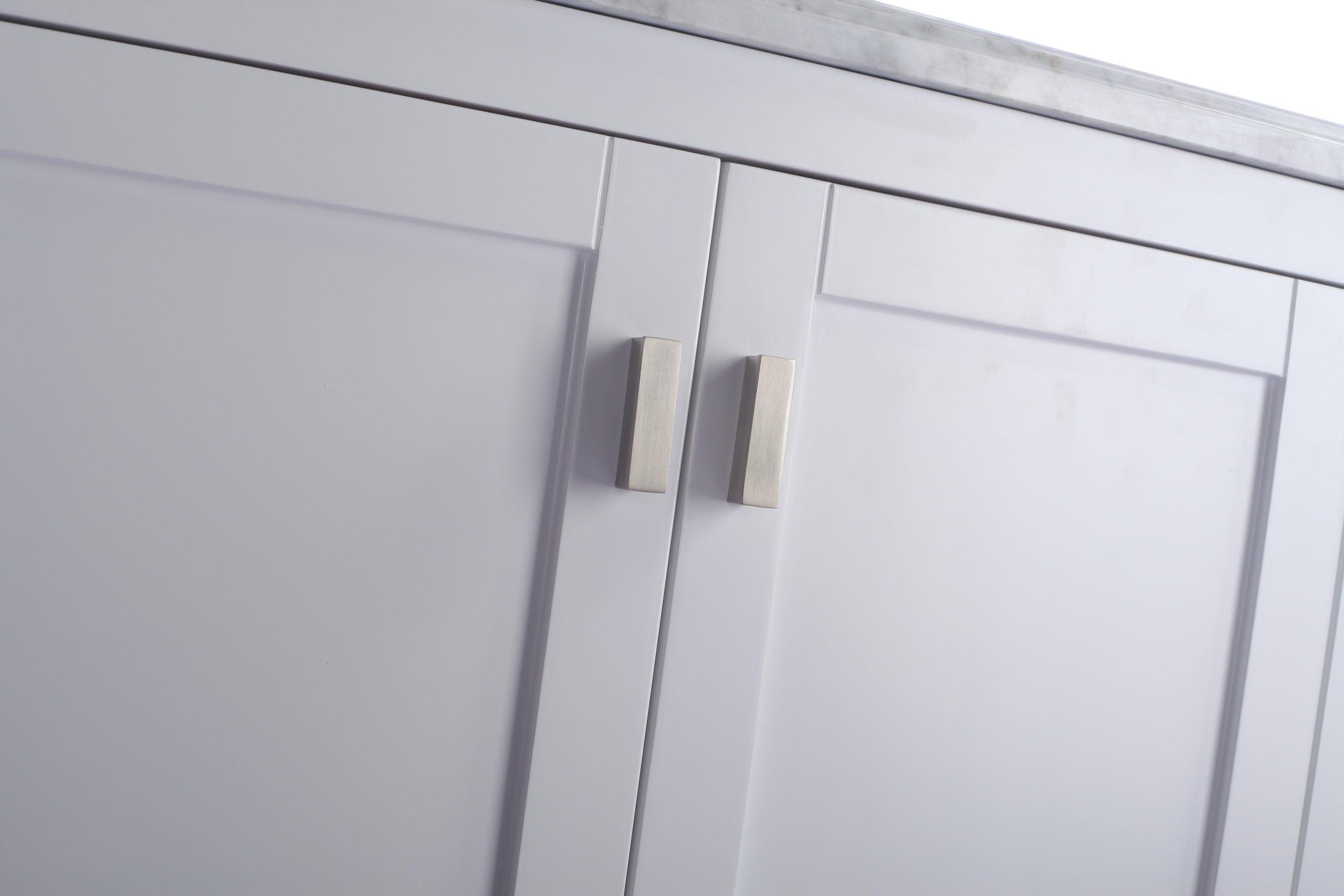 Wilson 313ANG-W-WC White Bath Vanity White Carrara 24"/30"/36"/42"/48"